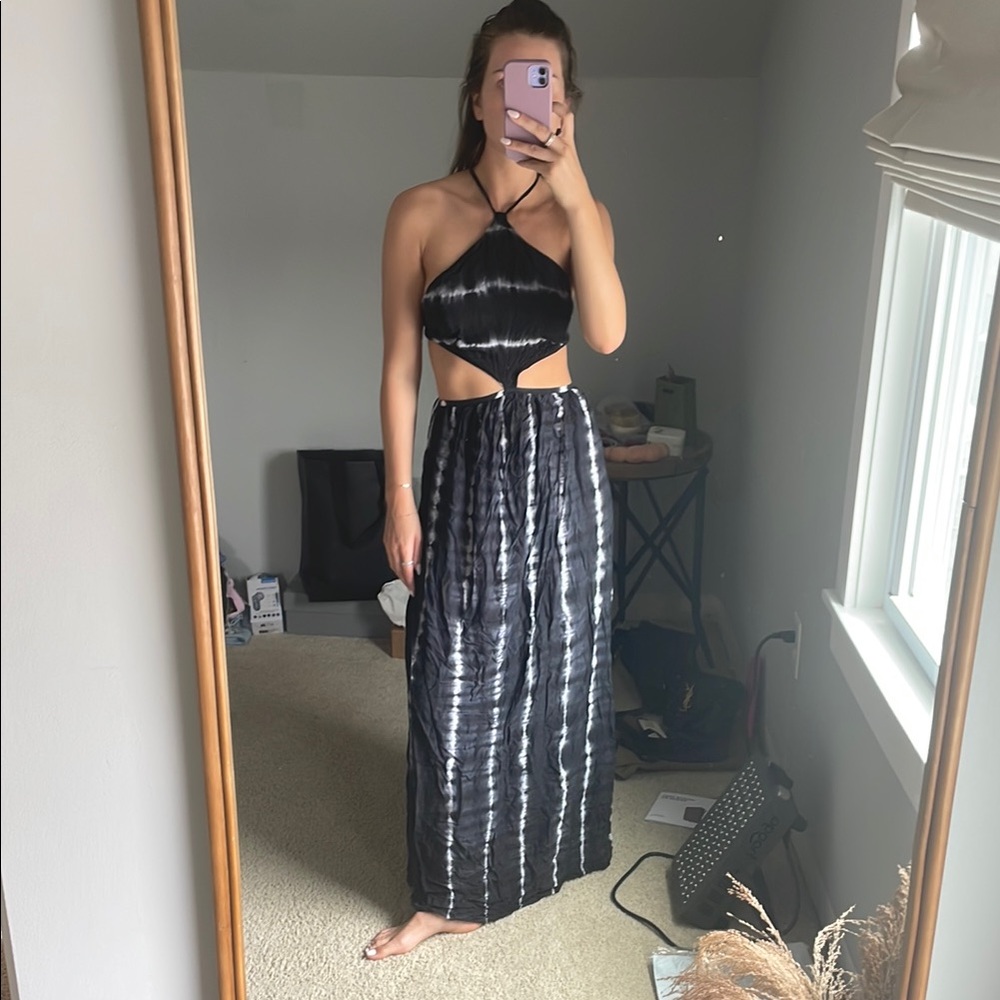 Black and White Maxi Dress